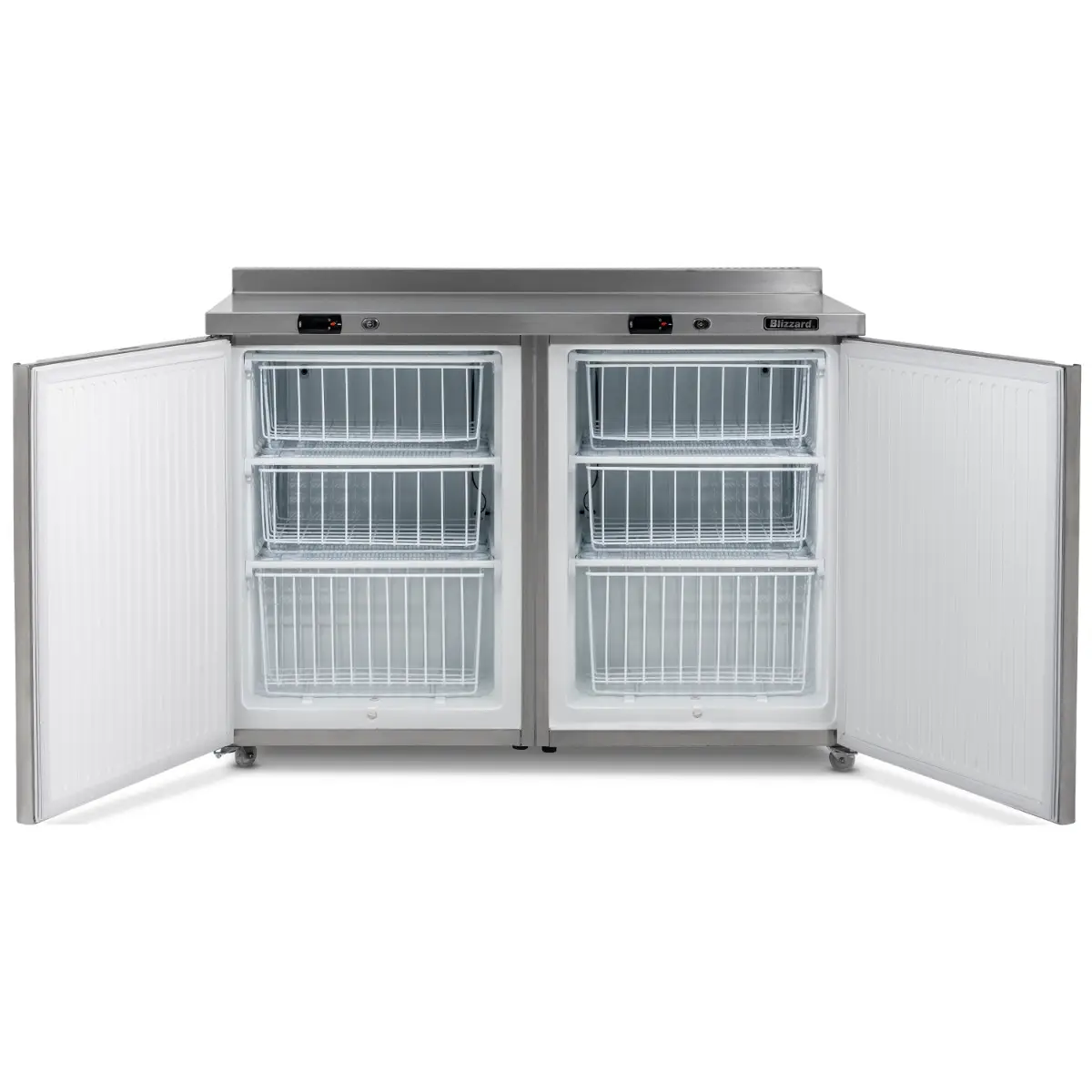 BLIZZARD Double Hinged Door Freezer Workstation - Image 4
