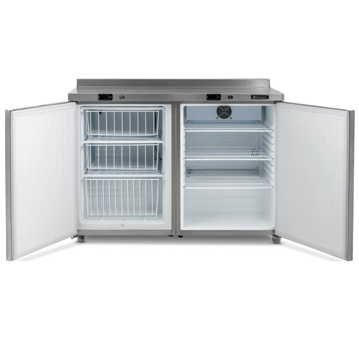 BLIZZARD Double Hinged Door Freezer/Fridge Workstation - Image 4