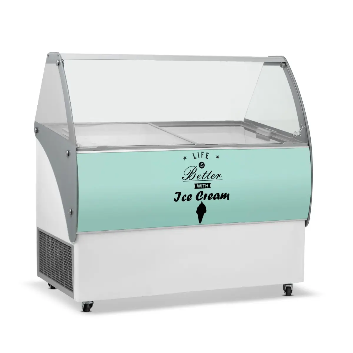 CRYSTAL 353L Elegante Ice Cream Display - Image 2