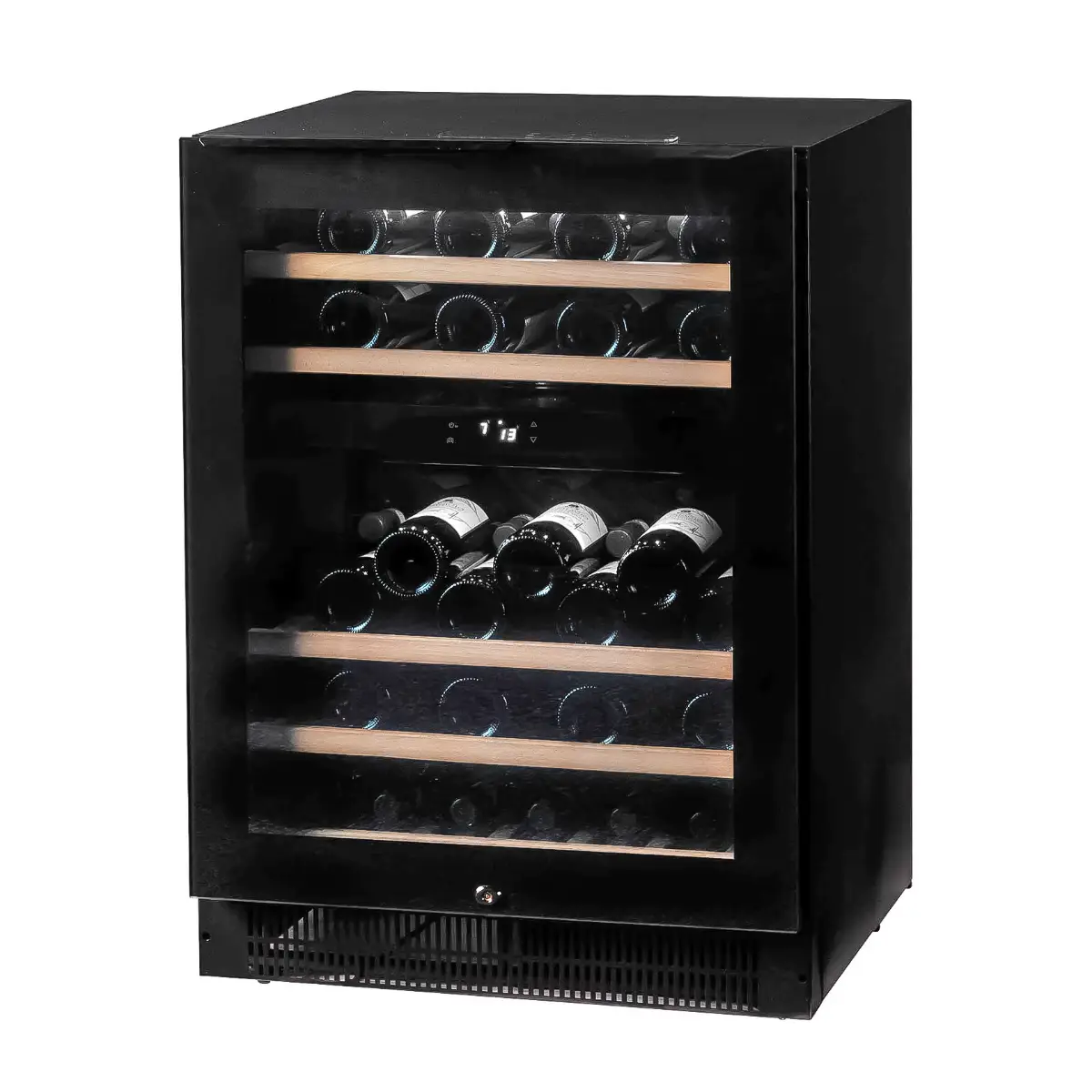 Vestfrost WFG47 Glass Single Door Dual-Zone Compact Wine Cabinet, 44 x 750ml Bottles - Image 3