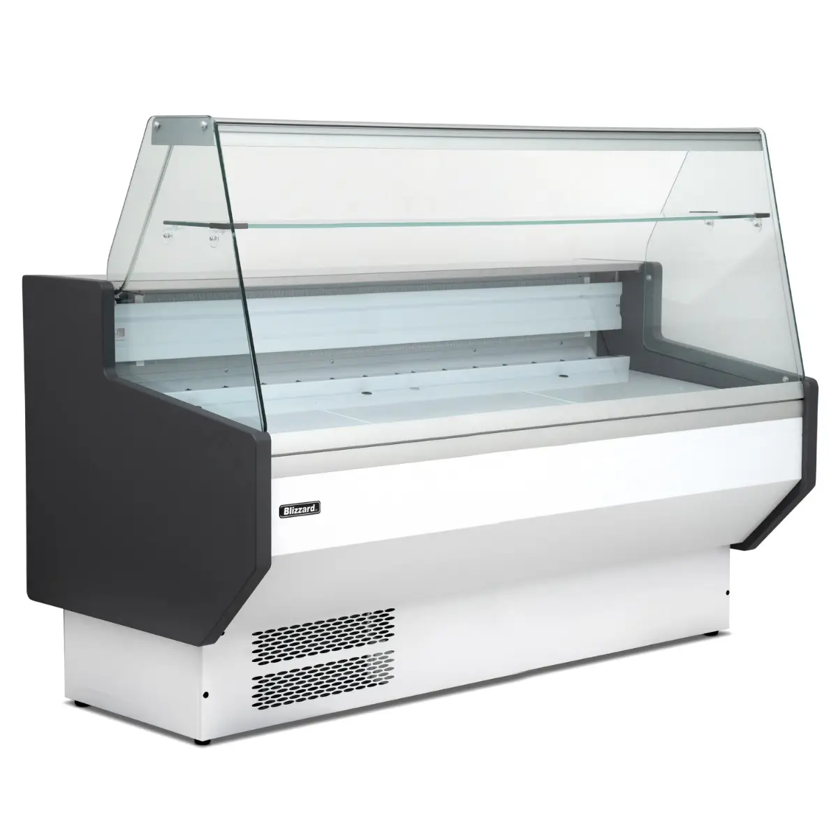 BLIZZARD 2.5m Flat Glass Serve Over Counter