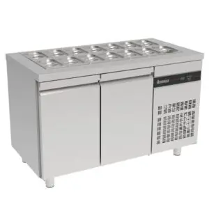 INOMAK Double Hinged Door Gastronorm Saladette