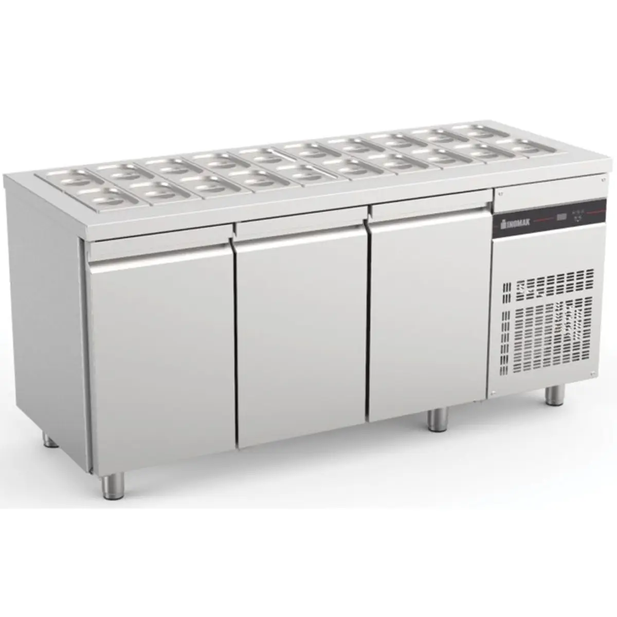 INOMAK Triple Hinged Door Gastronorm Saladette