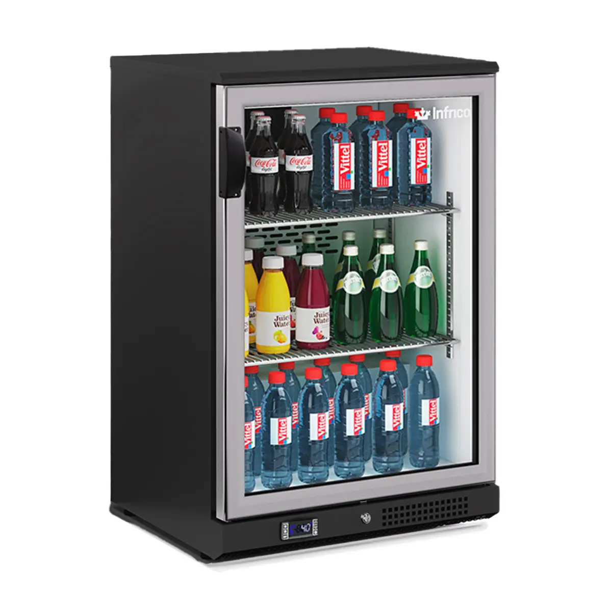 INFRICO Single Hinged Glass Door Bottle Cooler