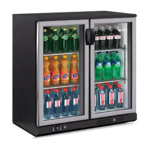 INFRICO Double Hinged Glass Door Bottle Cooler
