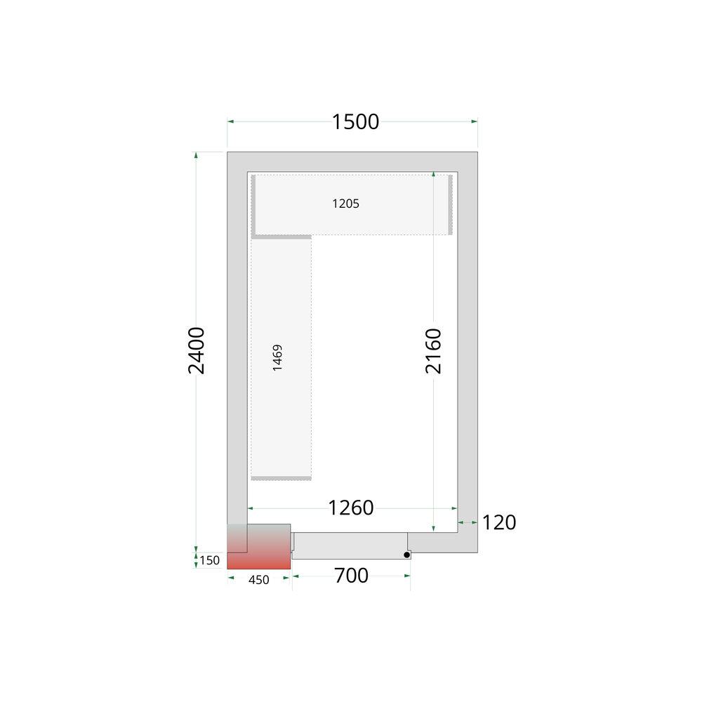 TEFCOLD CRNF1524 Shelf Kit CRNF1524