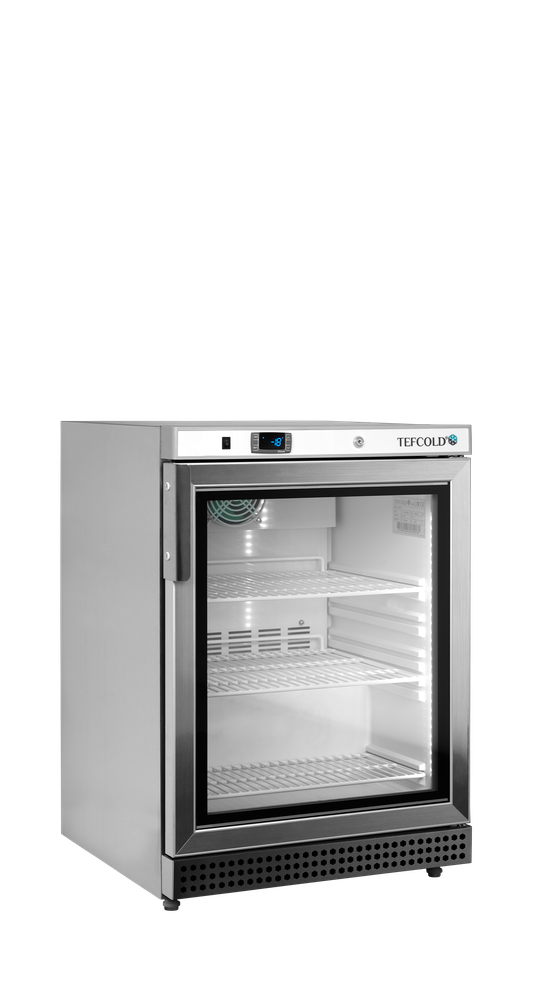 TEFCOLD UF200VSG Glass Door Display Freezer