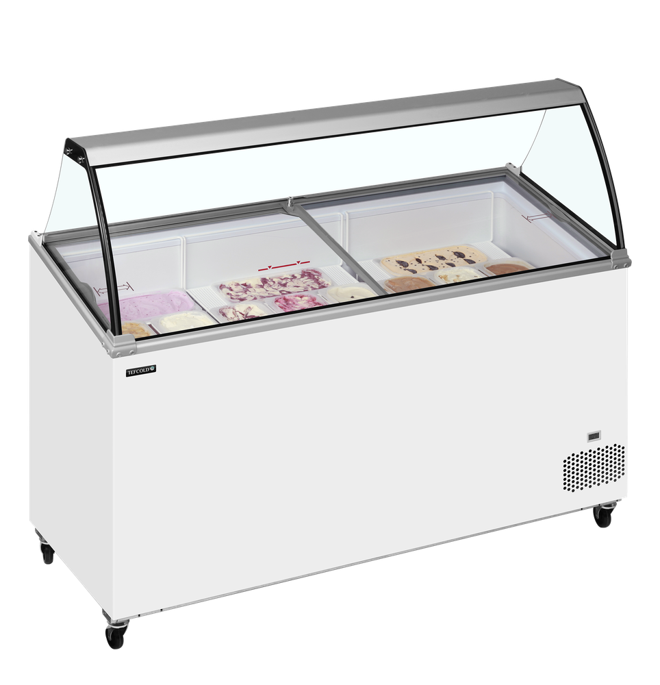 TEFCOLD IC501SCE + CANOPY Scoop Ice Cream Display - Image 2