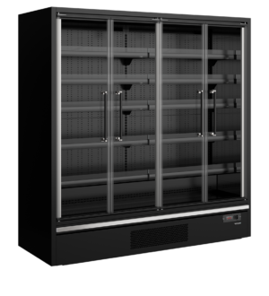 TEFCOLD Galaxy+ GP20FGD Black Multideck With Doors