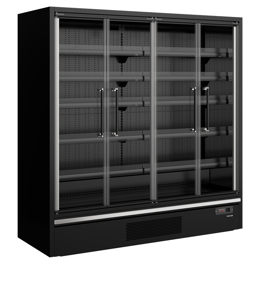 TEFCOLD Galaxy+ GP20FGD Black Multideck With Doors