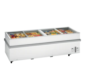 TEFCOLD 1100CHV WH Island Site Freezer