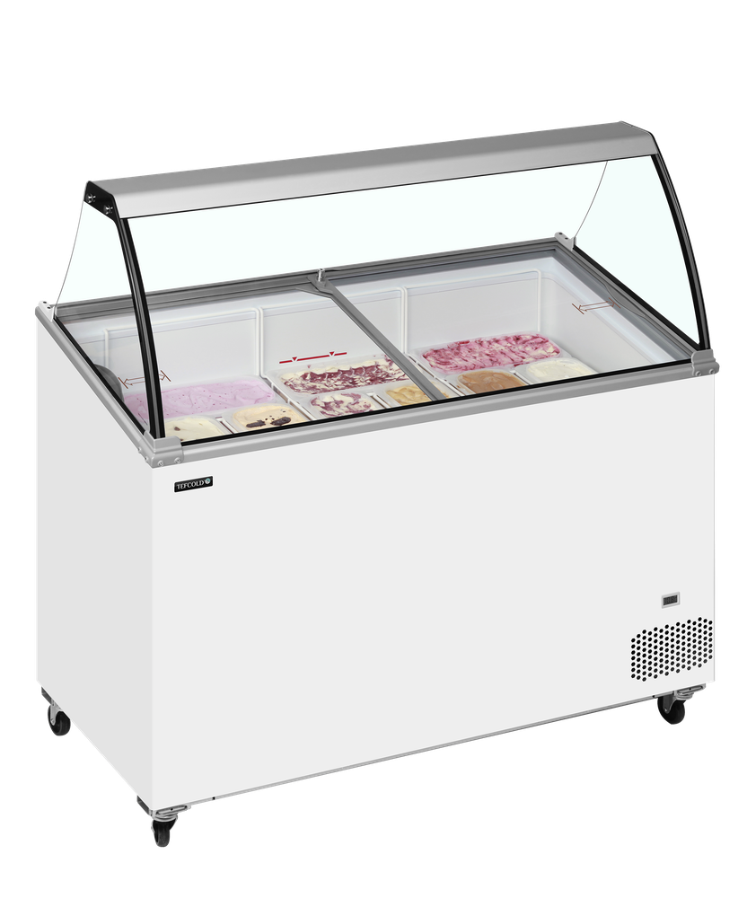 TEFCOLD IC401SCE + CANOPY Scoop Ice Cream Display - Image 2