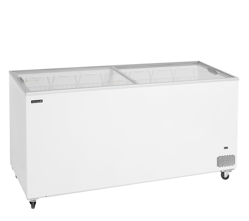 TEFCOLD IC552SC / UK Sliding Flat Glass Lid Chest Freezer