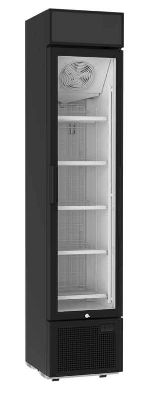 TEFCOLD FSF176VH B Slim Display Freezer