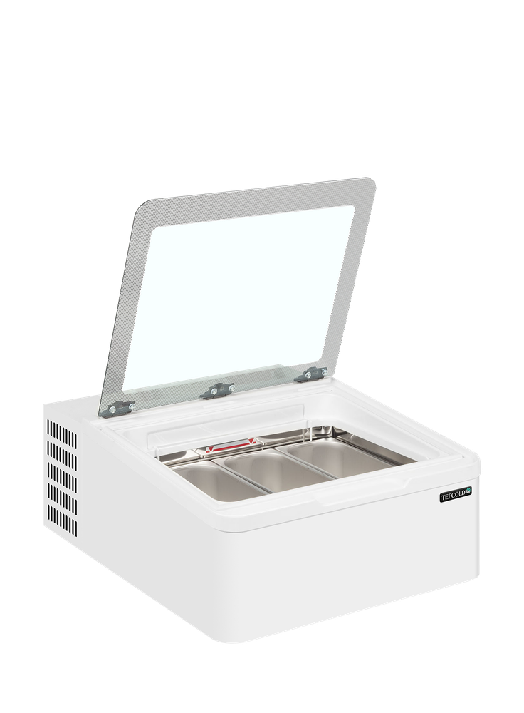 TEFCOLD MINI CREAM 3V Counter Top Scoop Ice Cream Display