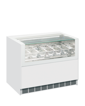 ISA ONESHOW FREE REGULAR Ventilated Scoop Ice Cream Display