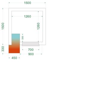 TEFCOLD CRNF1515 Freezer Room