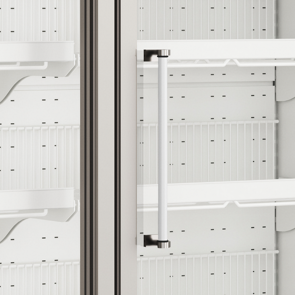 TEFCOLD Galaxy+ GPF3D White Glass Door Freezer - Image 4