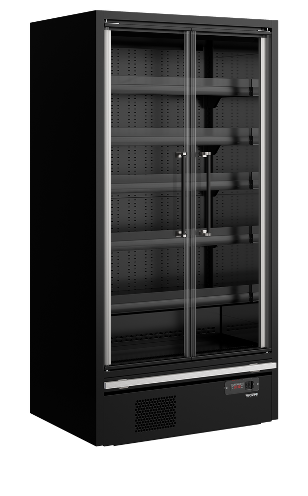 TEFCOLD Galaxy+ GP10FGD Black Multideck With Doors