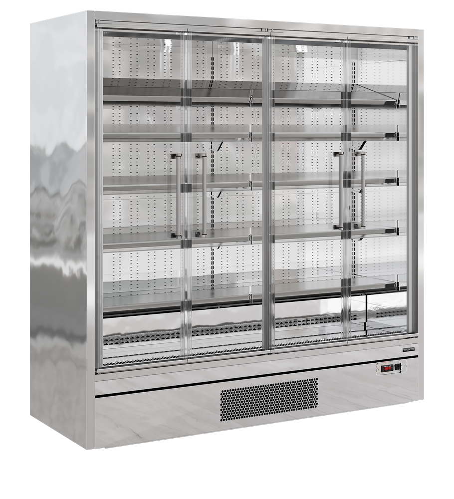 TEFCOLD Galaxy+ GP20FGD SS Multideck With Doors