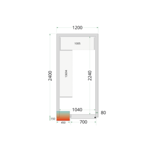 TEFCOLD Shelf Rack System Kit CRPF1224
