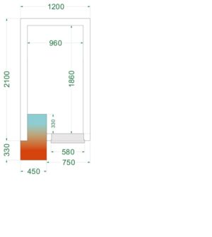 TEFCOLD CRNF1221 Freezer Room