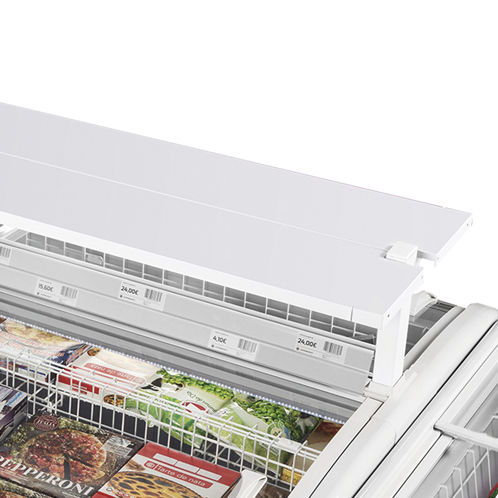 TEFCOLD DUPLA 2.2DE HC White High Vision Freezer - Image 3