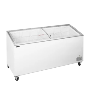 TEFCOLD IC552SCEB Sliding Curved Glass Lid Chest Freezer