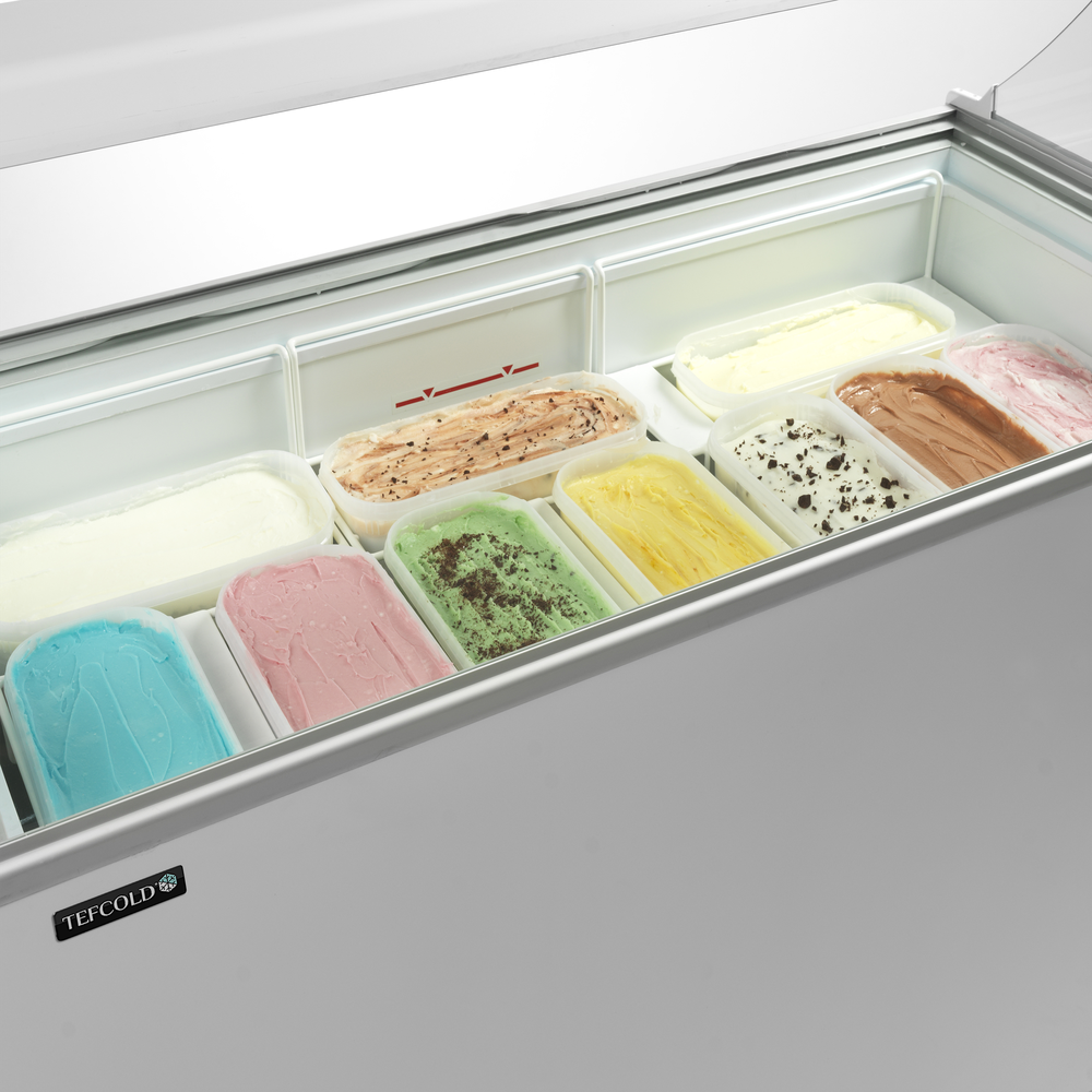 TEFCOLD IC401SCE + CANOPY Scoop Ice Cream Display - Image 3