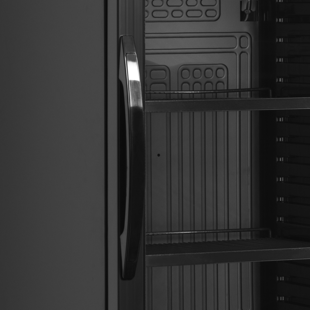 TEFCOLD CEV425 BLACK Glass Door Merchandiser - Image 2