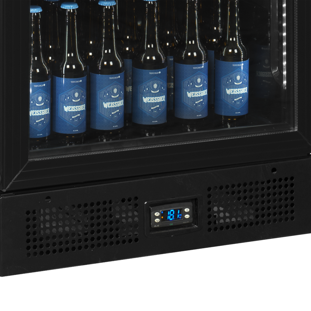 TEFCOLD CEV435CP BLACK Glass Door Merchandiser - Image 3