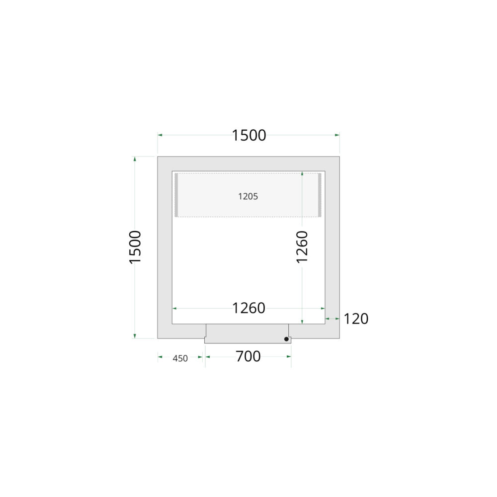 TEFCOLD Cold Room 150x150x220 Cold Room Panels