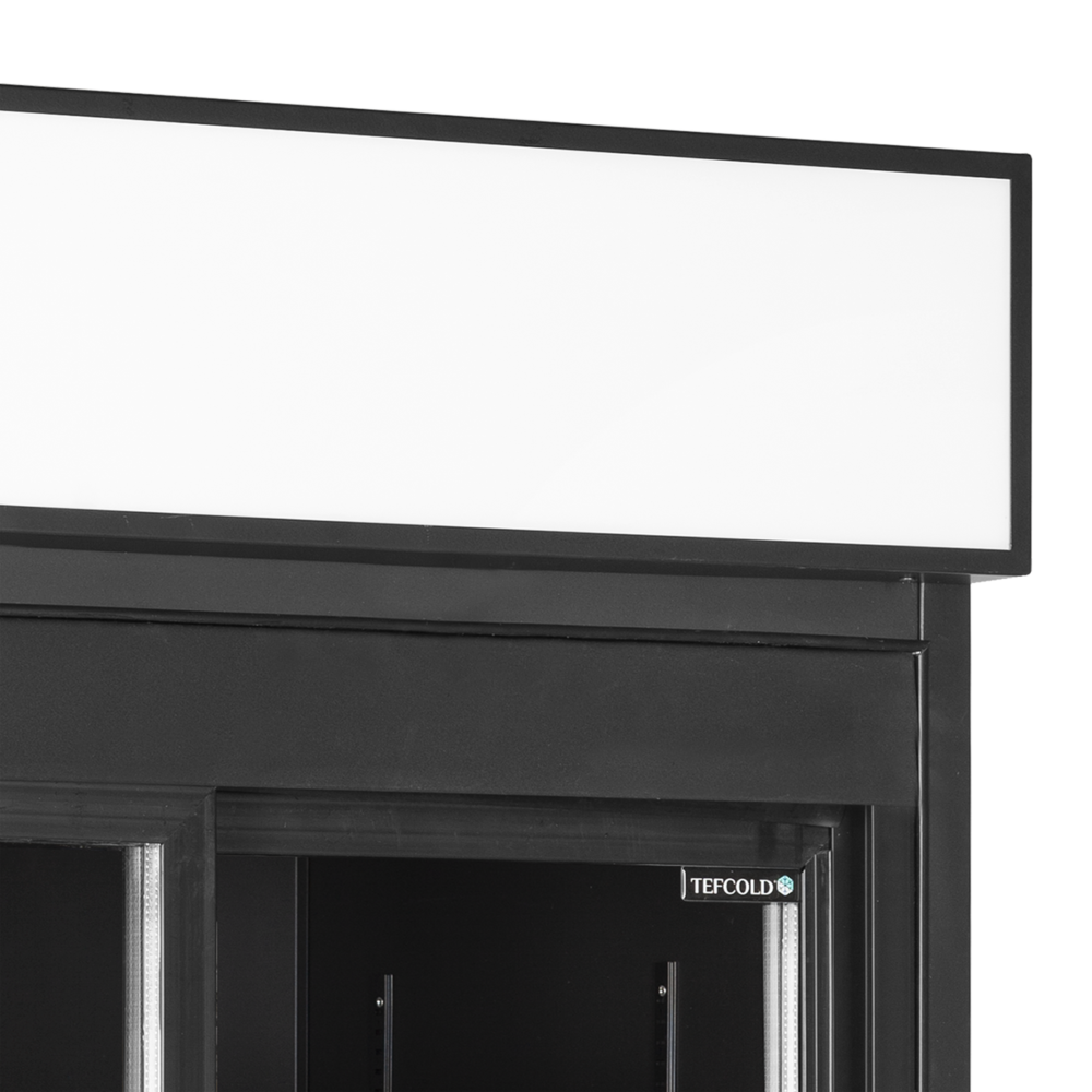 TEFCOLD FSC1000S BLACK Glass Door Merchandiser - Image 3